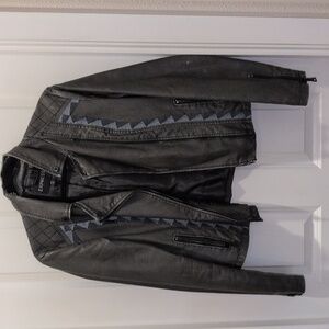 Express Vegan Leather Moto Jacket